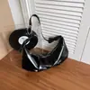 Bolso Cruzado de Gran Capacidad de Nicho Coreano para Mujer 2026 Nuevo de Moda Tendencia Bolso Plegado de Cuero Encerado al Aceite Bolso de Hombro Único Tipo Empanadilla