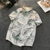Camisas florais casuais estilo havaiano tailandês para homens e mulheres, sensação relaxada de verão, adequadas para o Festival da Água, camisas florais de casal para a praia, estilosas