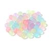 100 Piezas/Paquete Cuentas Redondas Acrílicas Esmeriladas con Agujeros para Joyería de Cuentas DIY al por Mayor, Cuentas Redondas con Pintura Táctil, Aliexpress