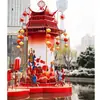 Linternas Gigantes Chinas Estilo Antiguo para Decoración del Festival de Primavera, Accesorios Grandes Hechos a Medida para Centros Comerciales
