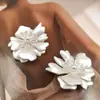 Botões Metálicos de Pérola Francesa Estilo Chanel, Botões Florais de Luxo para Casacos de Pele de Alto Padrão, Botões Irregulares para DIY