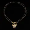 Suministrado Directamente por el Fabricante, Joyería Transfronteriza Vintage, Diseño de Nicho, Cadena para Clavícula Retro Francesa, Gargantilla Nuevo