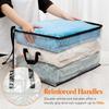 Nueva Bolsa de Almacenamiento para Edredones de Gran Capacidad para el Hogar con Doble Cremallera Transparente, Impermeable y a Prueba de Humedad, Organizador de Ropa, Bolsa para Polvo de Edredones