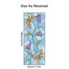13 pegatinas para ventanas de plantas, transparentes, opacas, para rejillas de ventanas, antiultravioleta, sin pegamento, con película protectora electrostática.