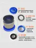 Conector Pneumático de Engate Rápido Aks Tubo de Ar Válvula de Esfera Passante Manual Rosqueado em T para União de Topo Válvula Borboleta Reguladora de Velocidade para Cilindro