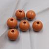 Accesorios para Joyería DIY 16mm Cuentas de Madera de Colores Sueltas Decoración del Hogar Accesorios para Enhebrar Madera Cuentas Redondas