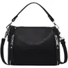 Bolso para Mujer de Moda 2022 Nuevo Comercio Exterior Piel de Vaca Portátil Bolso Cubo de Hombro de Moda Bolso Pequeño Cruzado de Hombro de Cuero Genuino