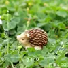 Miniatura de Ouriço Transfronteiriça para Jardim, Quintal, Carro, Micro-Paisagem, Animal Realista de Resina para Decoração de Plantas em Vasos