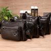 Bolso Transfronterizo para Mujer Bolso Cruzado de Hombro de Piel de Vaca Bolso Casual para Madres Mujeres de Mediana Edad y Mayores Multibolsillos Gran Capacidad Bolso Cruzado