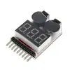 1-8S Novo Duas em Uma Display de Potência Anel BB Alarme de Baixa Tensão Display Elétrico Função Dupla Latido BB Buzzer