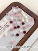 Pequeños adornos de uñas de camelia fresca, material de resina de rosa, exquisitos, mini, combinan con todo, adornos de uñas para usar, venta al por mayor
