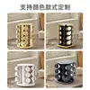 Amazon Transfronterizo Nuevo 430 Cocina Redondo Tarro de Condimentos Hogar Cocina Acero Inoxidable Estante para Condimentos Lote de Metal