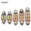 Luz de leitura para carro LED ponta dupla 3030 6SMD luz de teto AliExpress Amazon Caminhão 24V carro 12V