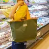 Bolsa de Compras Plegable en Stock Bolsa de Almacenamiento Portátil Impermeable Bolsa para la Compra del Supermercado Gran Capacidad Venta al por Mayor desde el Fabricante Dropshipping Transfronterizo