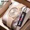 Reloj para Examen Sanda Resistente al Agua Mismo Estilo para Hombres y Mujeres Caja Transparente Reloj Simple para Estudiantes Luz Luminosa Reloj de Cuarzo Venta al por Mayor