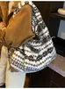 Bolso de Hombro de Peluche Transfronterizo para Mujer 2025 Invierno Nuevo Estilo Coreano Bolso Tote de Peluche Gran Capacidad Bolso de Viaje