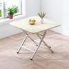 Mesa plegable para comedor, sencilla, para uso doméstico, para alquiler en dormitorios, mesa rectangular, mesa de escritura, mesa pequeña portátil.