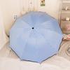 Paraguas soleado y lluvioso Paraguas para mujer Protector solar Protección UV Parasol Paraguas Estilo coreano Estilo fresco Plegable Ins Diosa