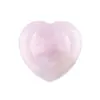 Pedra de Polegar de Cristal Natural de 40mm Cruz Europeia e Americana Jade Ágata Sulco Esculpido Coração Forma Amor Pedra de Polegar