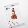 Lindo Llavero con Forma de Pan Simulado Colgante para Bolso Regalo Decorativo Creativo Personalizado
