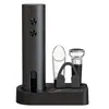 Abrebotellas de vino eléctrico, abridor de vino para uso doméstico, sacacorchos de vino recargable totalmente automático, abridor de botellas, herramienta para abrir botellas