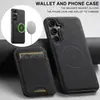 Funda de Cuero Adecuada para Teléfono Móvil Dos en Uno Samsung S26U Note20 Portatarjetas Magnético Carga Inalámbrica Magsafe Google