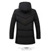 Abrigo Casual de Algodón Grueso y Oversize de Invierno para Hombres de Mediana Edad y Mayores, Chaqueta Cálida y Engrosada para Papá