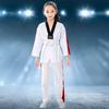 Uniformes de Taekwondo de Algodón Puro de Manga Larga y Manga Corta para Niños y Adultos, para Hombre y Mujer, Uniformes de Entrenamiento, Ropa de Taekwondo a la Moda