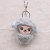 Pingente de Boneca de Cordeiro Cacheado Desenho Animado Chaveiro de Bolsa de Casal Broche de Acessórios para Roupas DIY Acessórios Pequenos de Boneca