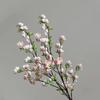Ramo Artificial de Flor de Durazno, Flor Falsa Acabada de Alta Gama, Mueble de TV de Sala de Estar, Mesa de Centro, Planta Floral, Adornos de Decoración para Boda