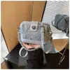 Bolsas de Alta Gama para Mujer Transfronterizas para el Verano 2026, Nuevo Bolso Cruzado de Moda, Bolso de Mano Coreano con Cadena y Cierre de Broche