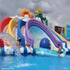 Equipo para Parque Acuático, Pista de Obstáculos, Tobogán Acuático Inflable para Exteriores, Piscina Móvil, Fabricante de Piscinas