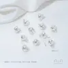 Pingente de Sino Preserva-Cor Banhado a Ouro 14K Pulseira Colar Ouro Branco Acessórios de Joia Material DIY Feito à Mão Pingente