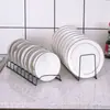 Estante de Almacenamiento de Platos de Acero Inoxidable Estante Escurridor de Encimera Estante de Almacenamiento de Cocina Estante para Tazones Bandeja de Almacenamiento de Platos Estante para Tazones
