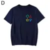 Patrón 2023 casual de manga corta para hombre y mujer, nueva camiseta casual europea y americana, cuello redondo para hombre y mujer