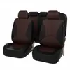 Funda de asiento de coche de comercio exterior de cuero PU, cuero artificial, cojín de asiento universal Four Seasons, 5 asientos de coche, cuero con costuras beige universales