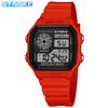 Reloj Electrónico de Fábrica Retro Clásico Cuadrado Luminoso Impermeable Deportivo Delgado Clásico Reloj de Estudiante Mercado del Sudeste Asiático