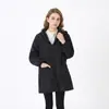 Macacão de Manga Longa com Capuz Plus Size para E-commerce Transfronteiriço, Roupa de Trabalho Impermeável, Óleo, Avental de Cozinha, Casaco Resistente à Sujeira Unissex para Adulto