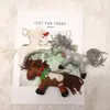 Colgante Decorativo de Caballo de Fieltro de Lana Hecho a Mano Estilo Ins, Adorno Colgante Decorativo de Alto Valor, Accesorio para Bolso, Producto Terminado