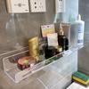Baño Habitación Cocina Forma de U Tablero Acrílico Transparente Estante de Almacenamiento sin Taladro Mesa Trípode Diafragma de Pared
