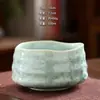 Conjunto de Ferramentas para Tigela de Matcha Cerâmica Transfronteiriça com Esmalte Cristalino Batedor de Chá Japonês Conjunto de Suporte para Batedor de Chá