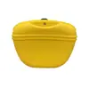 Bolsa de Cintura para Treinamento de Cães ao Ar Livre, Bolsa Magnética de Silicone para Petiscos de Cachorro, Bolsa Portátil de Ração para Passeio e Treinamento de Cães, Bolsa de Cintura de Silicone