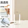 Sombra de Flor Acrílico Flor Despertar Florero Cubo Recto Adornos Sala de Estar Arreglo Floral Acrílico Sentido Avanzado Hidropónico Transparente Anti-Caída