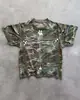 Camiseta Camuflaje Retro High Street Americana Transfronteriza Europea y Americana 2026 Nuevo Estilo Moda Callejera Personalizada Estilo Ins Unisex