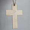 Cruz de madera en blanco colgante sin terminar DIY Acción de Gracias Navidad Fiesta familiar Decoración colgante