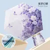 Sombrilla Parasol, Paraguas de Tarjeta para Lluvia o Sol, Plegable de Doble Uso, Sombrilla Plana de Alta Gama 40% de descuento para Mujer, Protección Solar, Protección UV