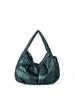 Bolsa Dumpling de Couro Macio Plissado de Design Nicho Estilo Coreano Cor Sólida Novo Estilo Diário Versátil Comutador Bolsa de Mão de Ombro para Mulheres