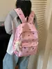 Mochila Transfronteriza Modelo Nuevo con Estampado de Dibujos Animados Lindos para Niñas, Adecuada para Estudiantes de Secundaria y Preparatoria, Mochila Escolar de Gran Capacidad