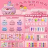 Pegamento Cremoso Materiales DIY Guka Pastel de Crema Helado Taza Hecha a Mano Arena Líquida Set Guka Juguete de Niña