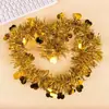 Decoraciones para Bodas, Navidad, Fiestas y Eventos al por Mayor, Cintas de Tinsel de Estrella de Cinco Puntas, Flores de Tirar, Cintas Rumbago, Envío Gratis de 2m